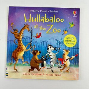 2/$6 Usborne Phonics Reader Hullabaloo at the Zoo book by Zanna Davidson (PB)